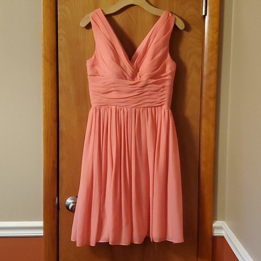 WOMENS CORAL DRESS